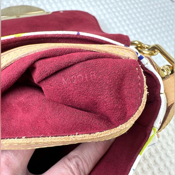 💖AUTHENTIC Louis Vuitton Marilyn Bag White Multicolor Monogram - Picture 12 of 16